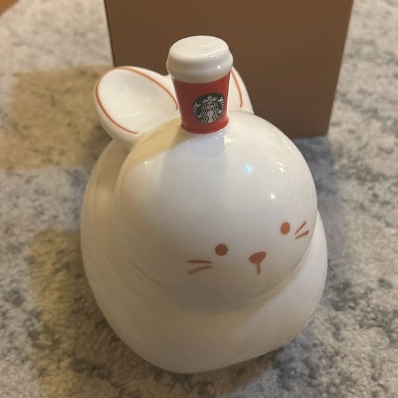 Starbucks Rabbit Bunny Coin Bank Ceramic 2023 Lunar New Year